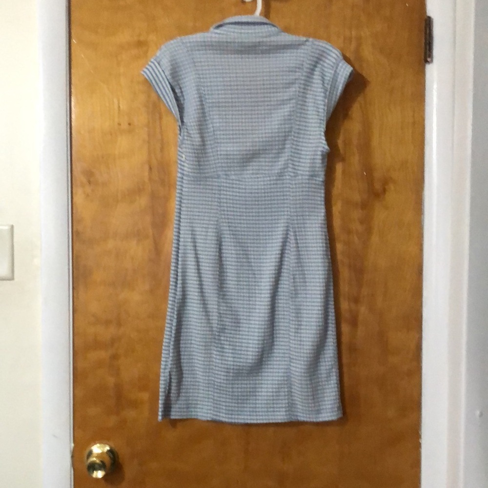 Urban Outfitters blue and white checked summer dress - Picture 4 of 4